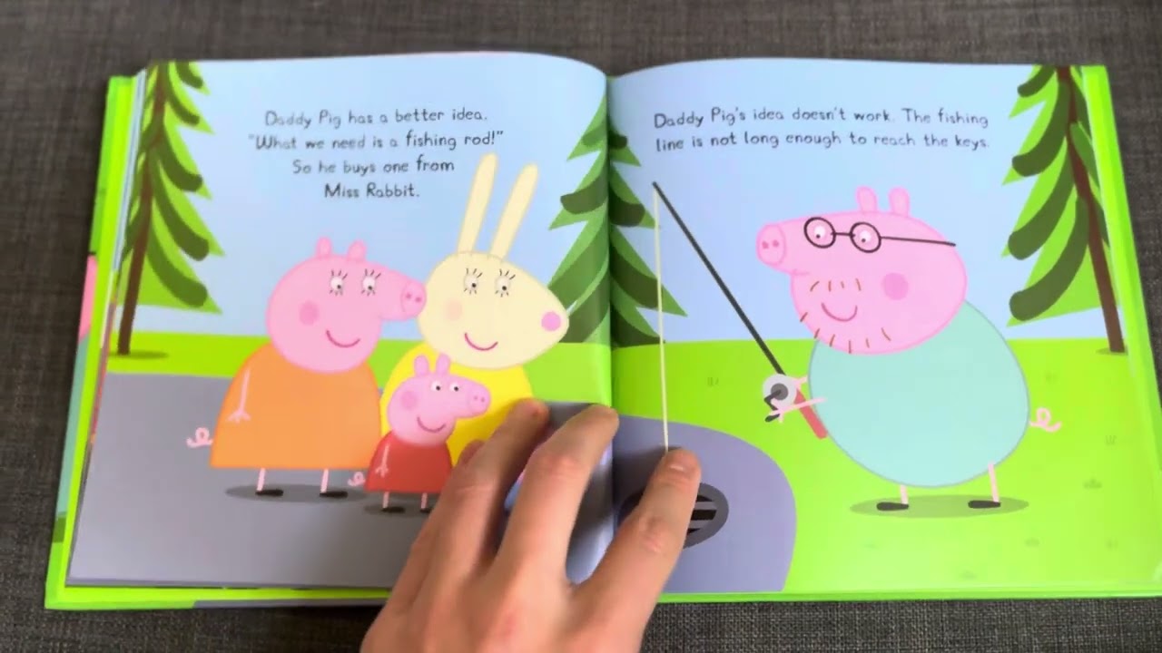 Peppa Pig, Daddy Pig's Lost Keys, Reading Books for Children...