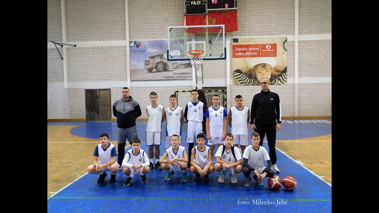 mlađi pioniri KK Pljevlja - KK Lim    31 : 60  PRVA ČETVRTINA