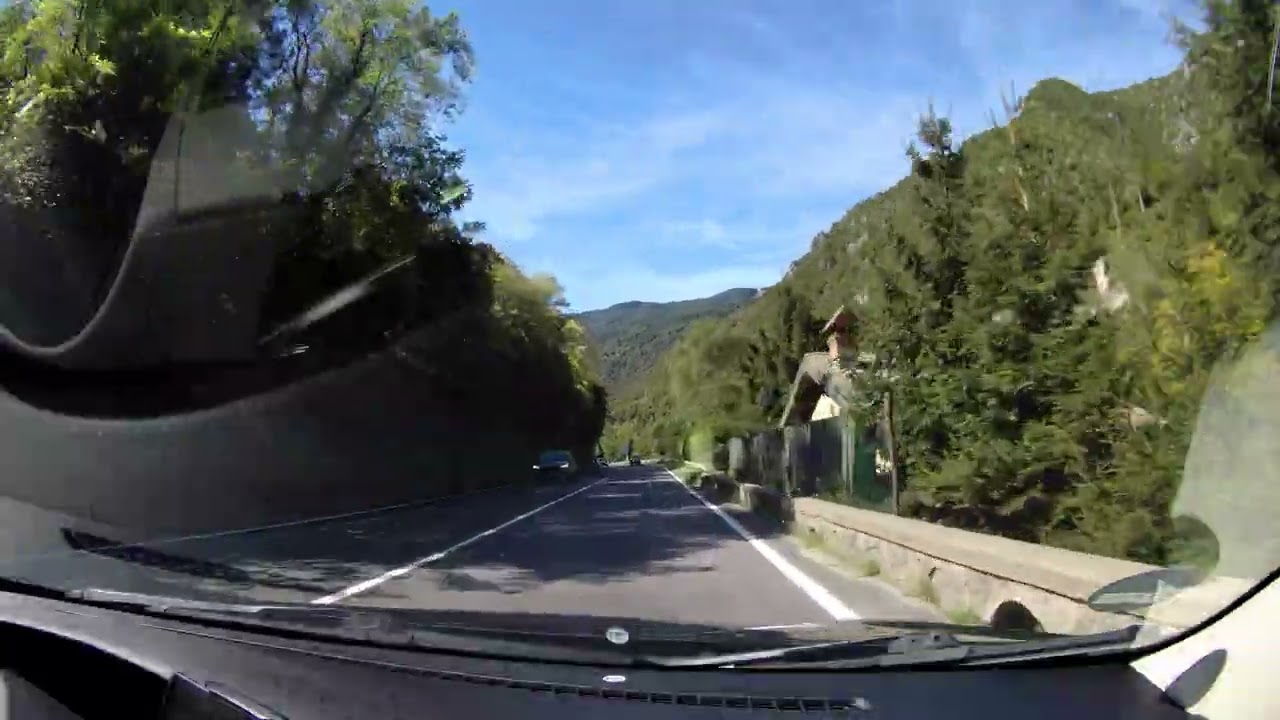 A Road Trip in Italy || Driving from Clusone to Bergamo || 4K