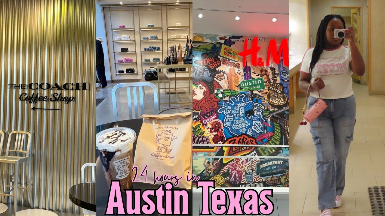 Spending 24 Hours in Austin! Visiting the Coach Cafe, Shopping at The Domain & Ramen Date