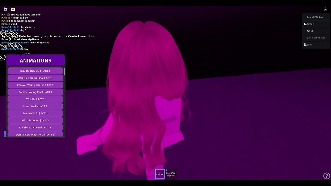 blackpink concert (roblox)