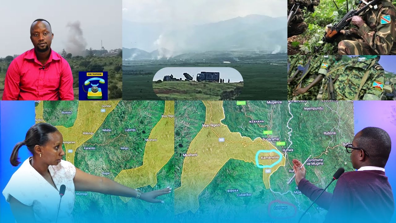 RD-CONGO: IMIRWANO IKOMEYE HAGATI YA M23 NA FARDC/ABARUNDI MU NKENGERO ZA KAMANYOLA