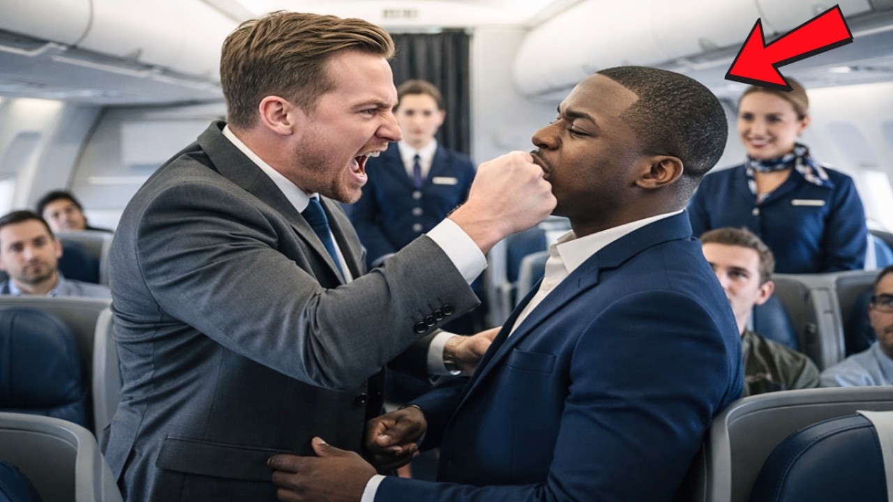 White Passenger Beats Black CEO Bloody — Minutes Later, He Shuts Down the Entire Airline