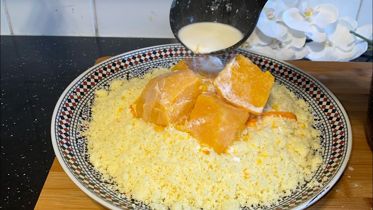 Du couscous aux potirons très simple et très bon 💕 ingrédients ⬇️