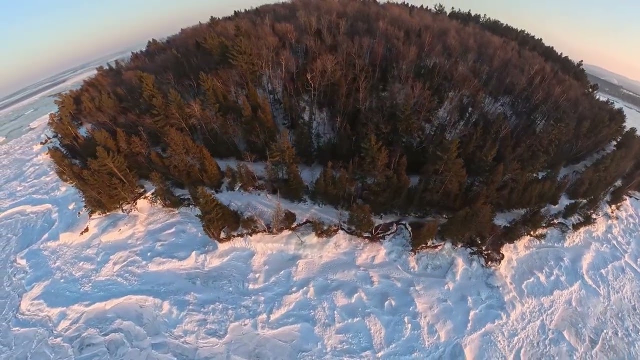 Presque Isle, Marquette Michigan, with my new Antigravity A1 360 drone.