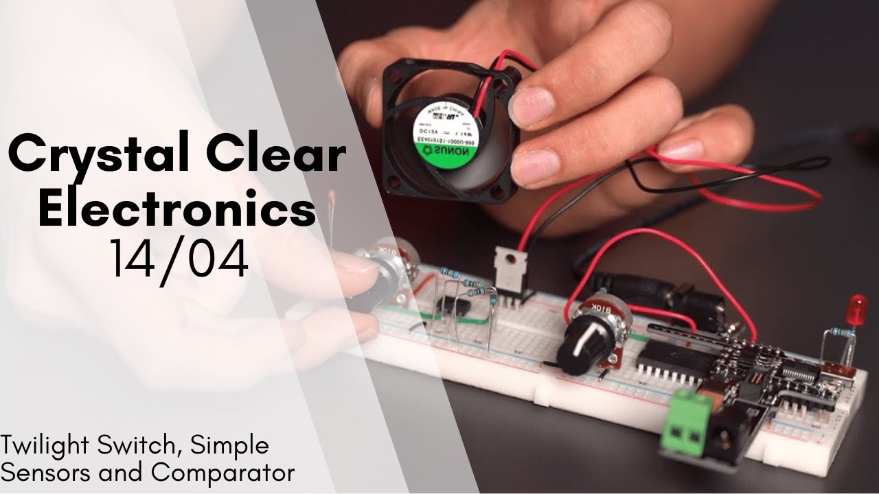 (GR) 14/04 Twilight Switch, Simple Sensors and Comparator –  Comparing two analogue signals