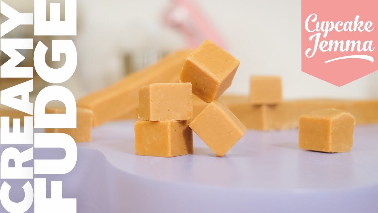 Super-simple creamy Vanilla Fudge Recipe | Cupcake Jemma