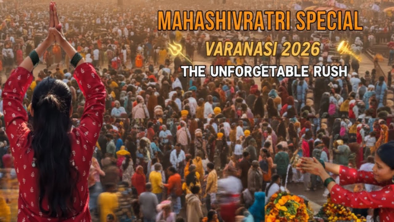 Mahashivratri vibes in Varanasi 😍🙏 itna rush… baap re baap🙄