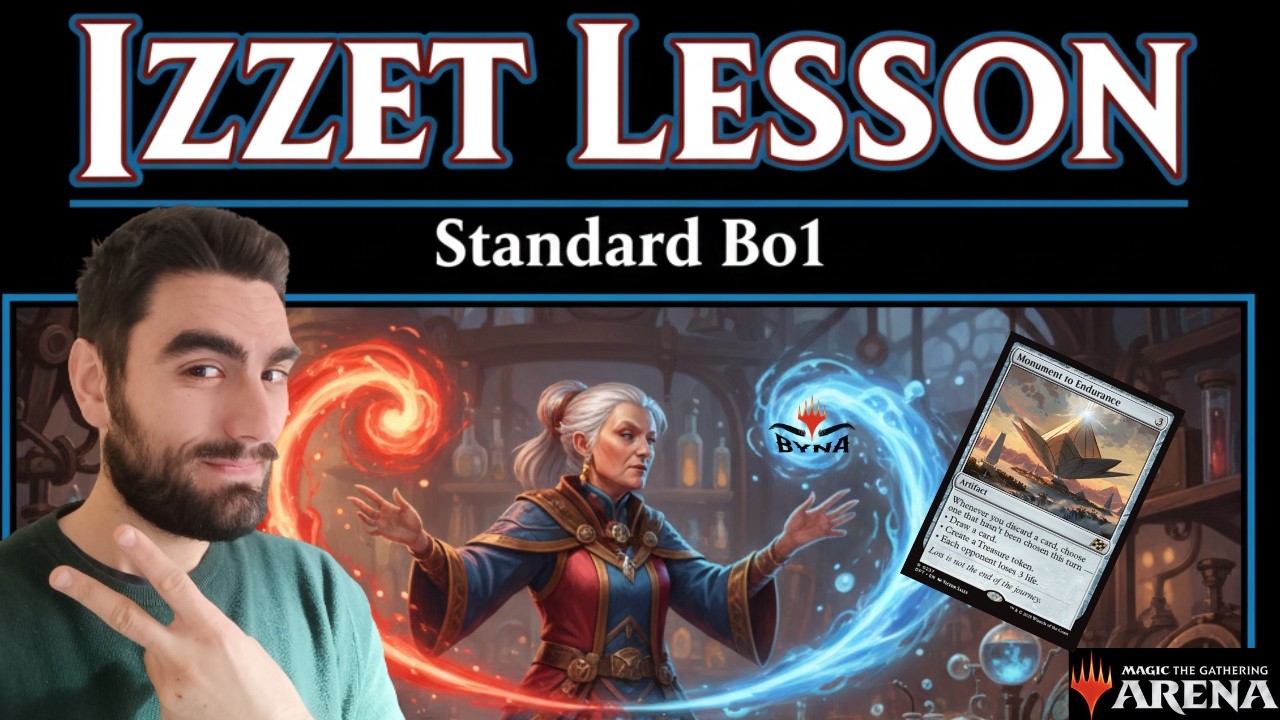 IZZET LESSON Standard Bo1 #mtgarena #magic #mtgita #magicthegathering