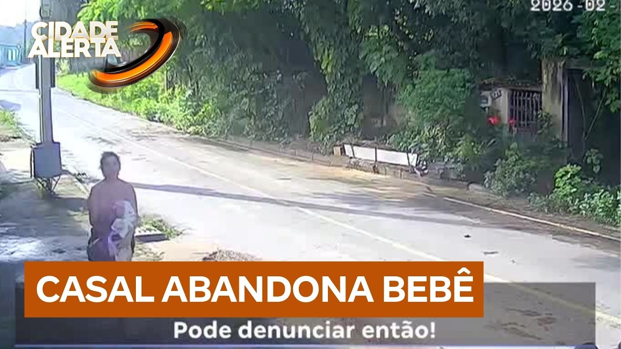 Casal é preso após abandonar bebê no meio da rua em Minas Gerais