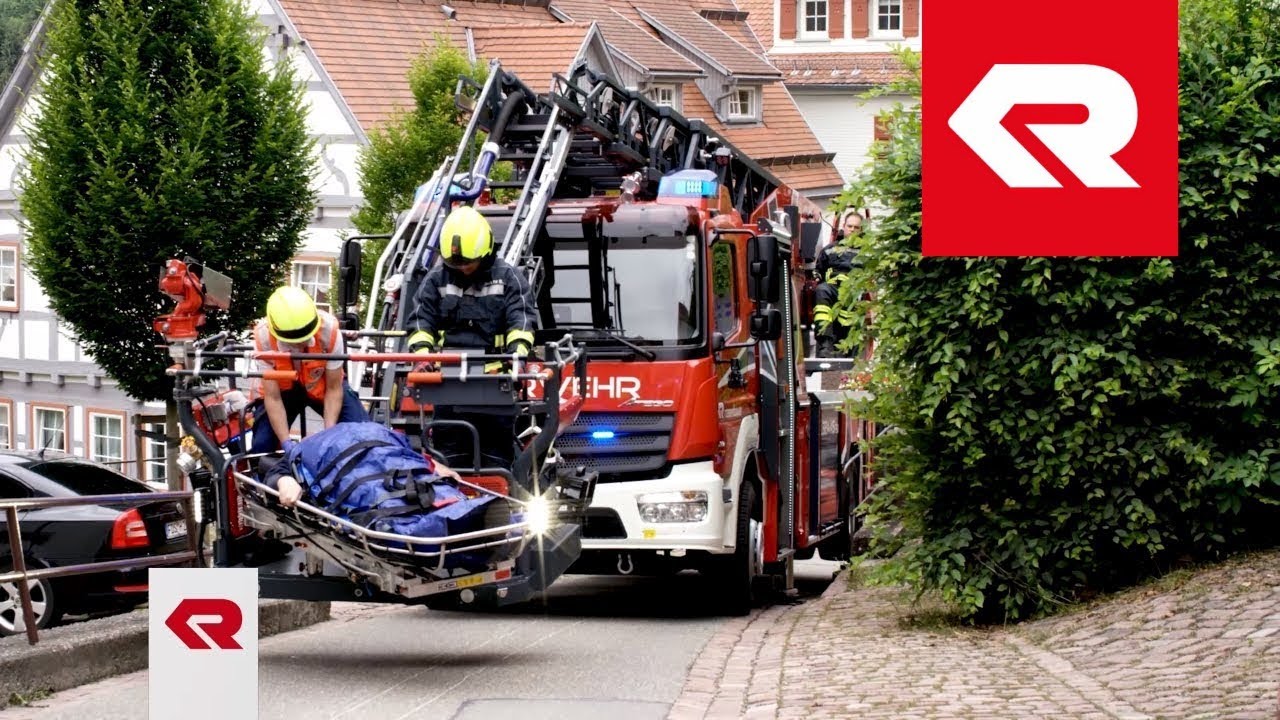 XS rescue cage - Rosenbauer aerial ladder