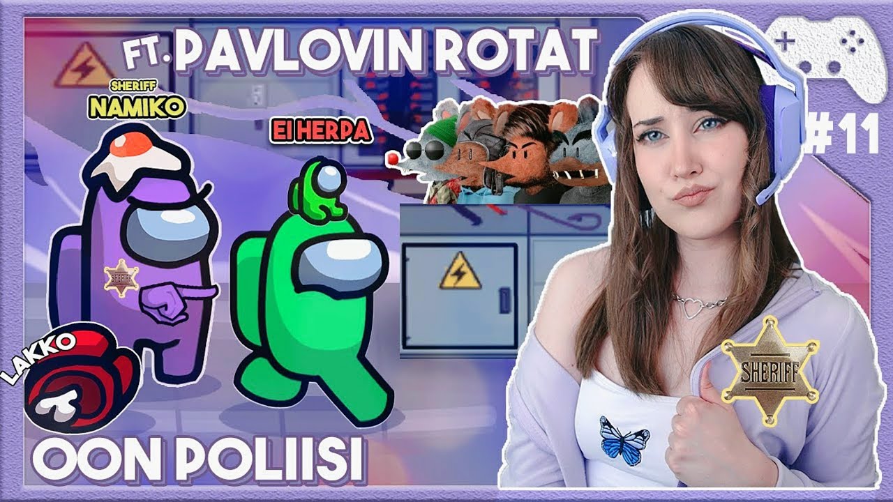Yritän tappaa Herbalistin Sheriffinä | AMONG US (modattu) #11 (TUBETTAJIEN KANSSA)