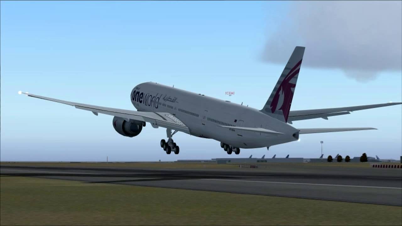 QR42 777-300ER QATAR AIRWAYS PARIS - DOHA