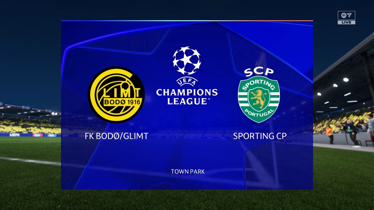 Bodø/Glimt vs Sporting CP Champions League Round of 16 1st Leg 2026 Prediction Full Gameplay [PS5]