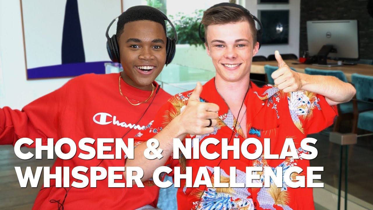 IT's Nicholas Hamilton & Chosen Jacobs Play RAW's Whisper Challenge