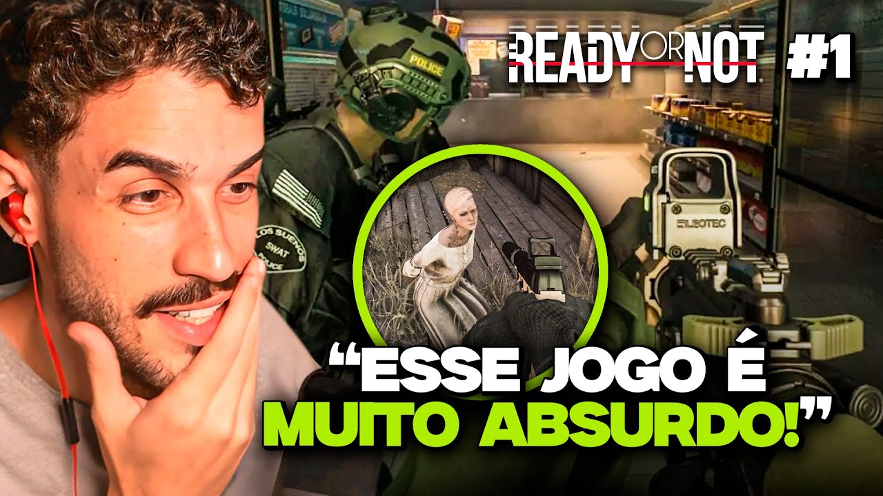 O PIOR ESQUADRÃO DA HISTÓRIA DA S.W.A.T! - READY OR NOT #1 | STAG JOGA