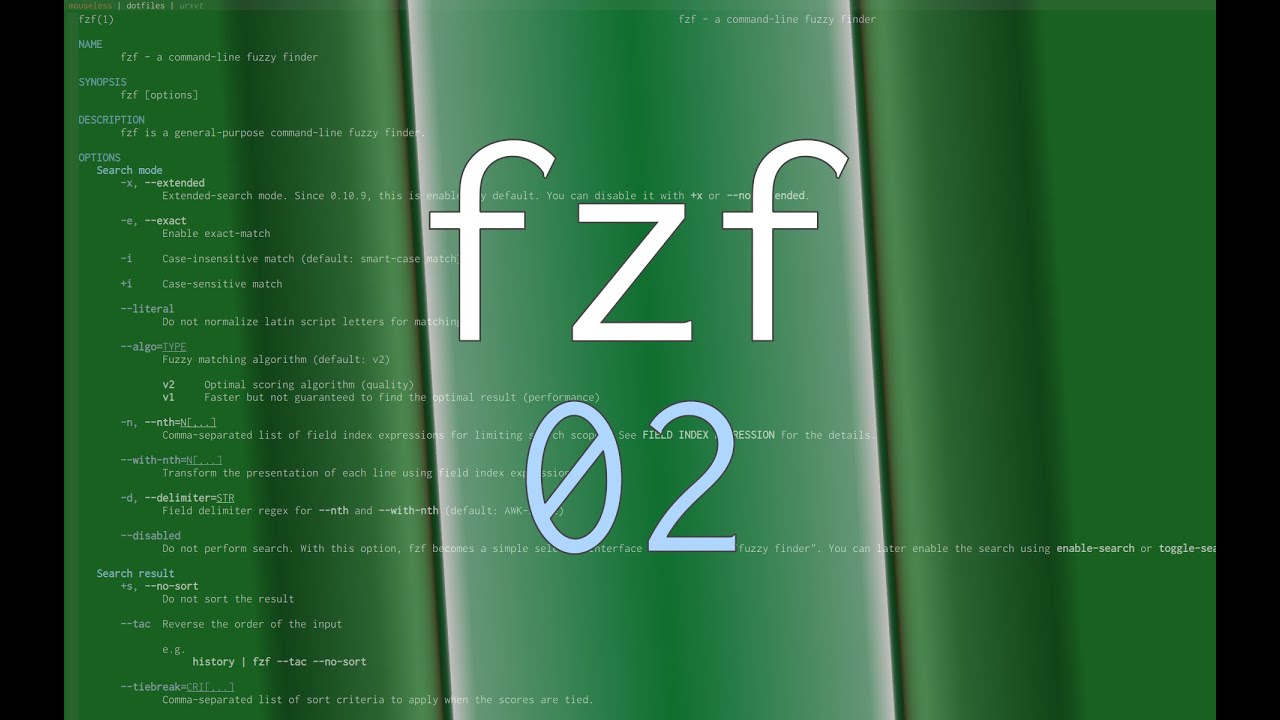 The fzf command for Unix/Linux shell // Part 02 - Binding shell commands to keystrokes in fzf