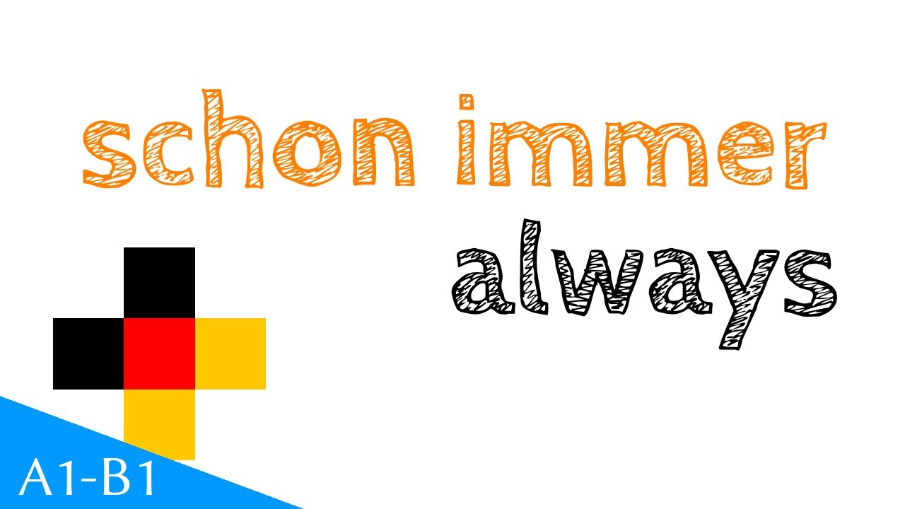 Изучать Немецкий:  schon immer + 10 предложений + Перевод в субтитрах