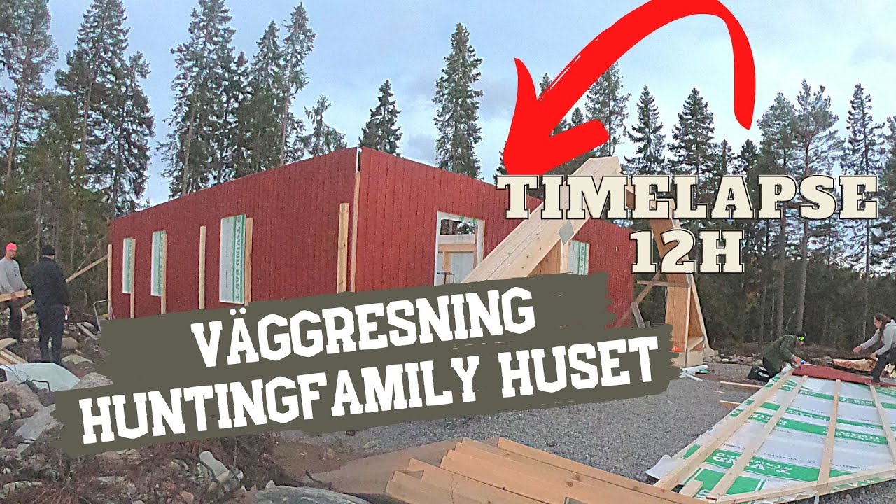 Hunting family huset | Del 10 Bygger väggar på 12 timmar