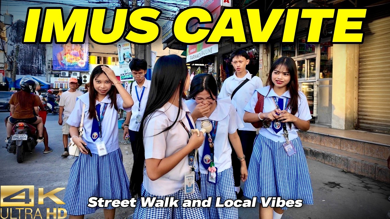 Walking Around Imus City Cavite Philippines | Street Food & Local Vibes [4K] 🇵🇭