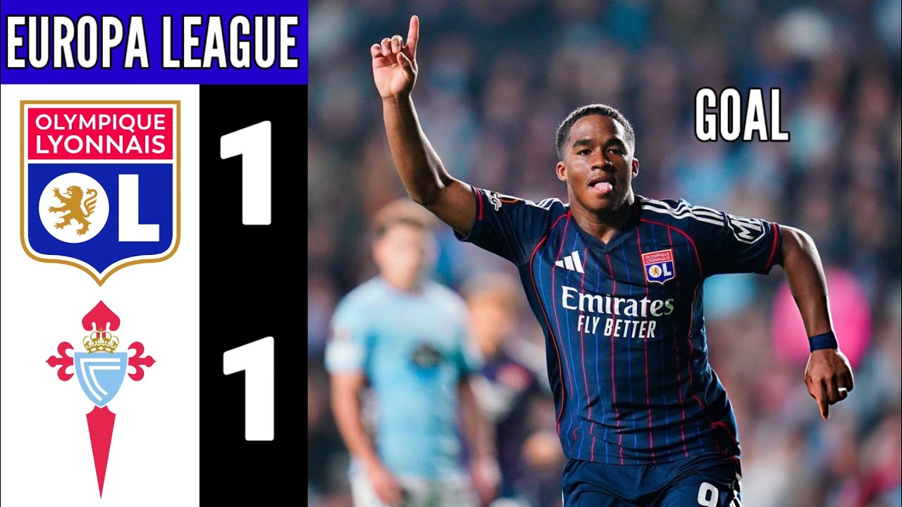 Celta Vigo vs Lyon 1-1 Highlights - Endrick Goal | UEFA Europa League 2025/26