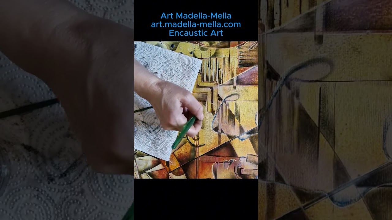 Artwork nach 350 Stunden-Encausticart #art #kunst #encaustic #encausticart