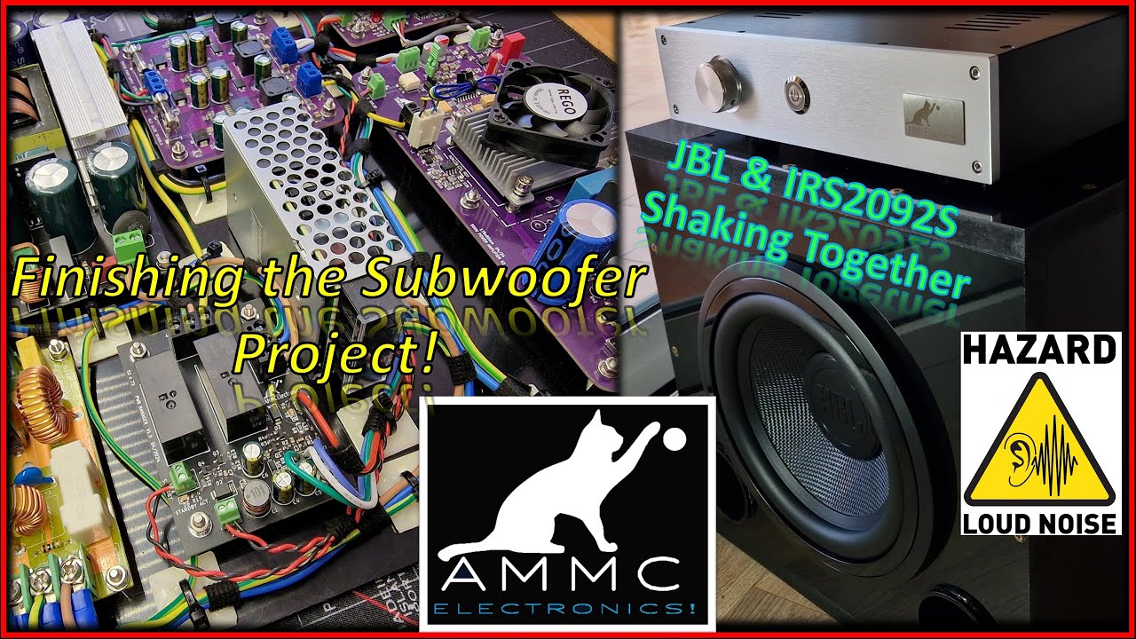 JBL Subwoofer con el IRS2092S - Fin del proyecto