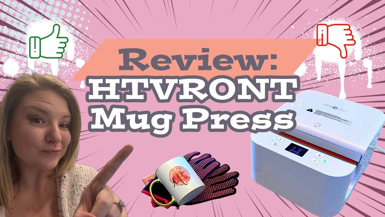 HTVRONT Mug Press: Coffee Mug Sublimation Tutorial | CamiPaige Boutique Crafting Tutorials
