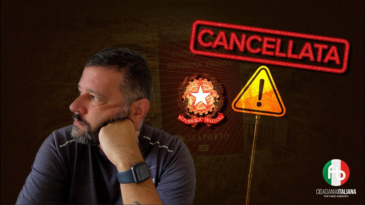 ❌ CIDADANIAS ITALIANAS CANCELADAS na Itália