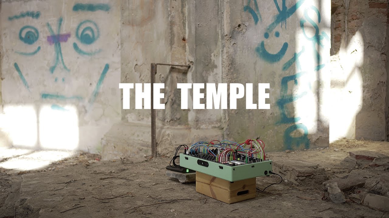 The Temple // Modular synth outdoor performance