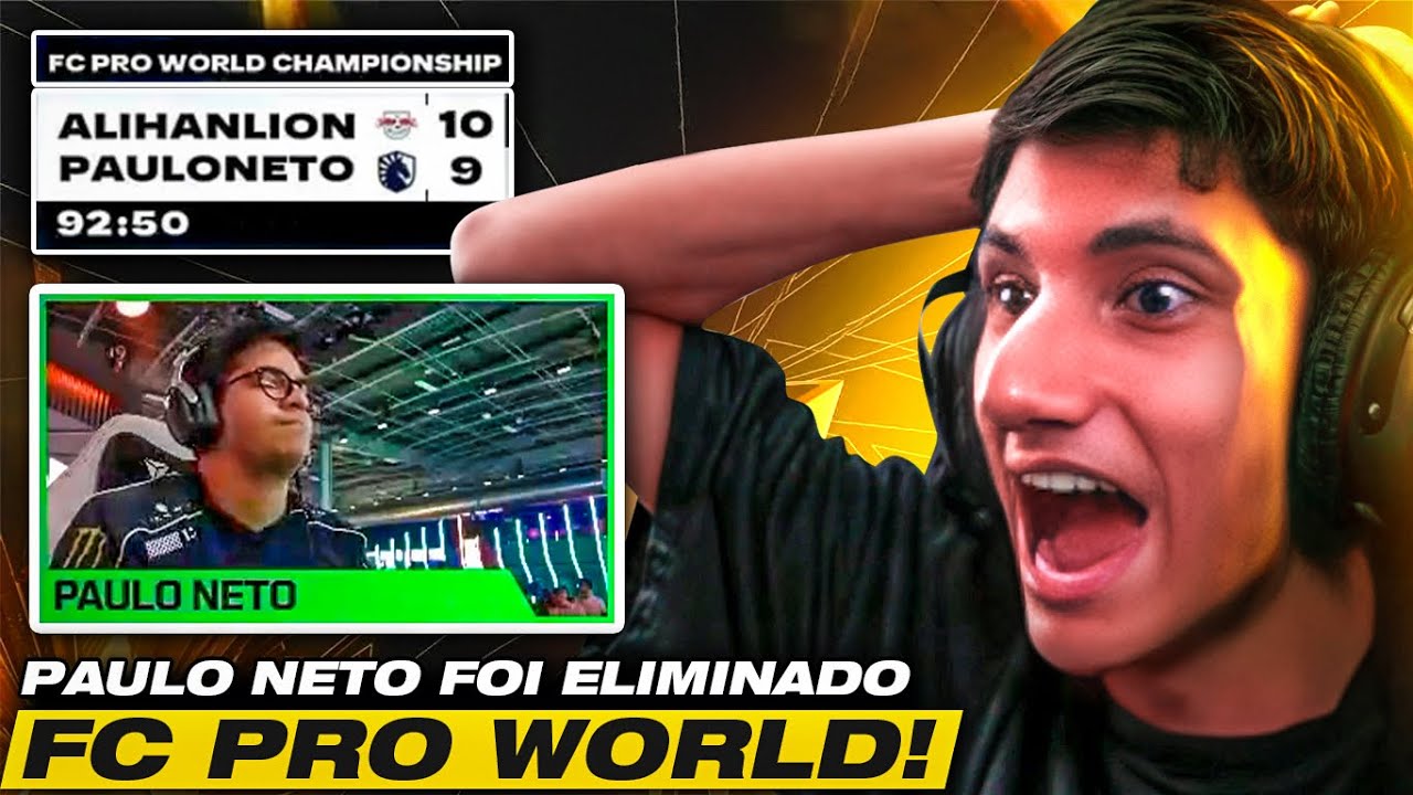 FIQUEI MALUCO ASSISTINDO O MUNDIAL DE EA FC!!