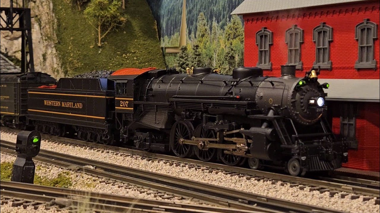 MTH Premier PS3 Western Maryland 4-6-2 Heavy Pacific #207