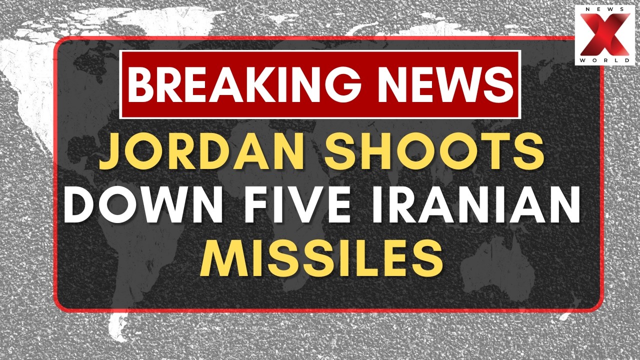 Iranian Missile Attack Thwarted As Jordan Shoots Down Five Incoming Ballistic Threats | NewsX World