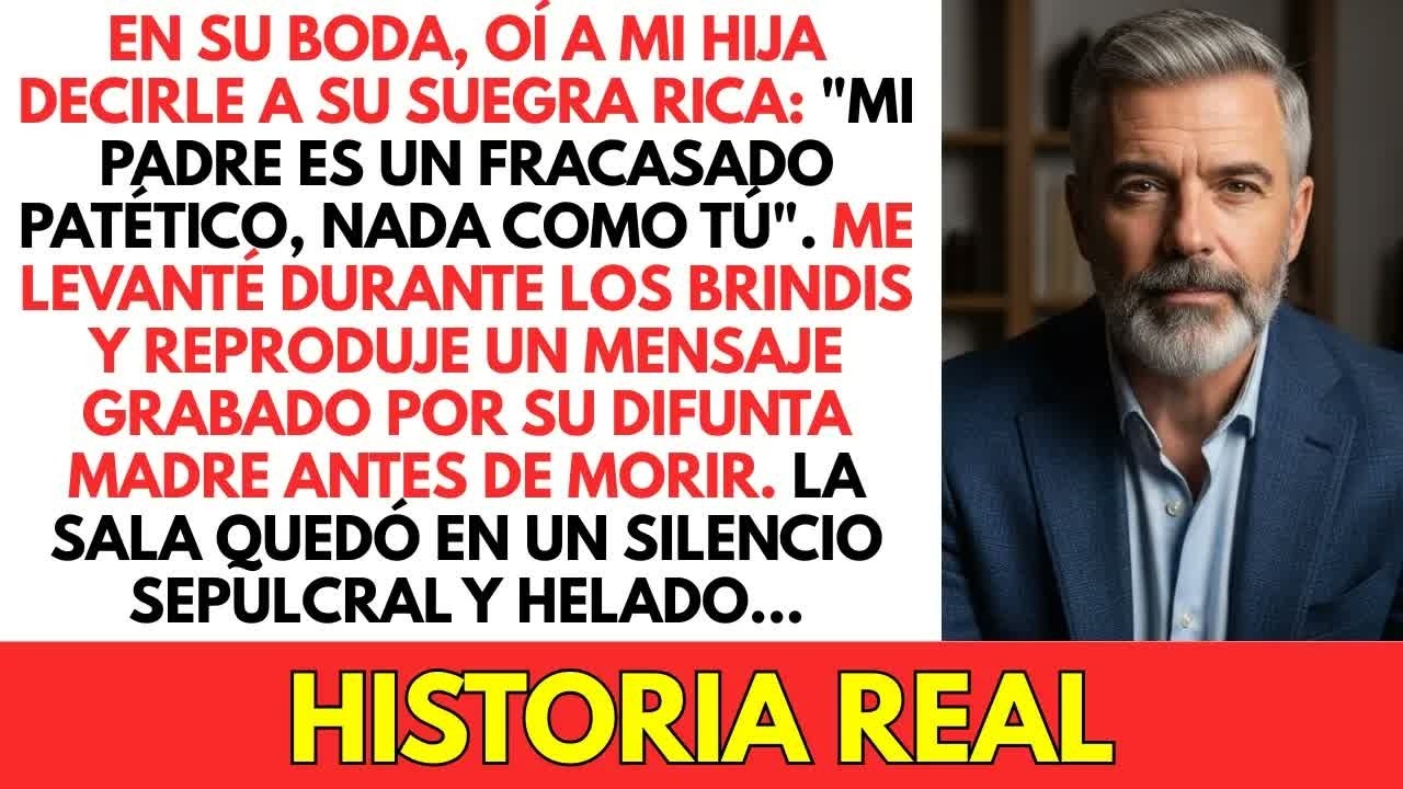 Oculté Mi Fortuna En La Boda De Mi Hija Hasta Que Me Llamó ＂Arruinado＂ En Su Discurso.