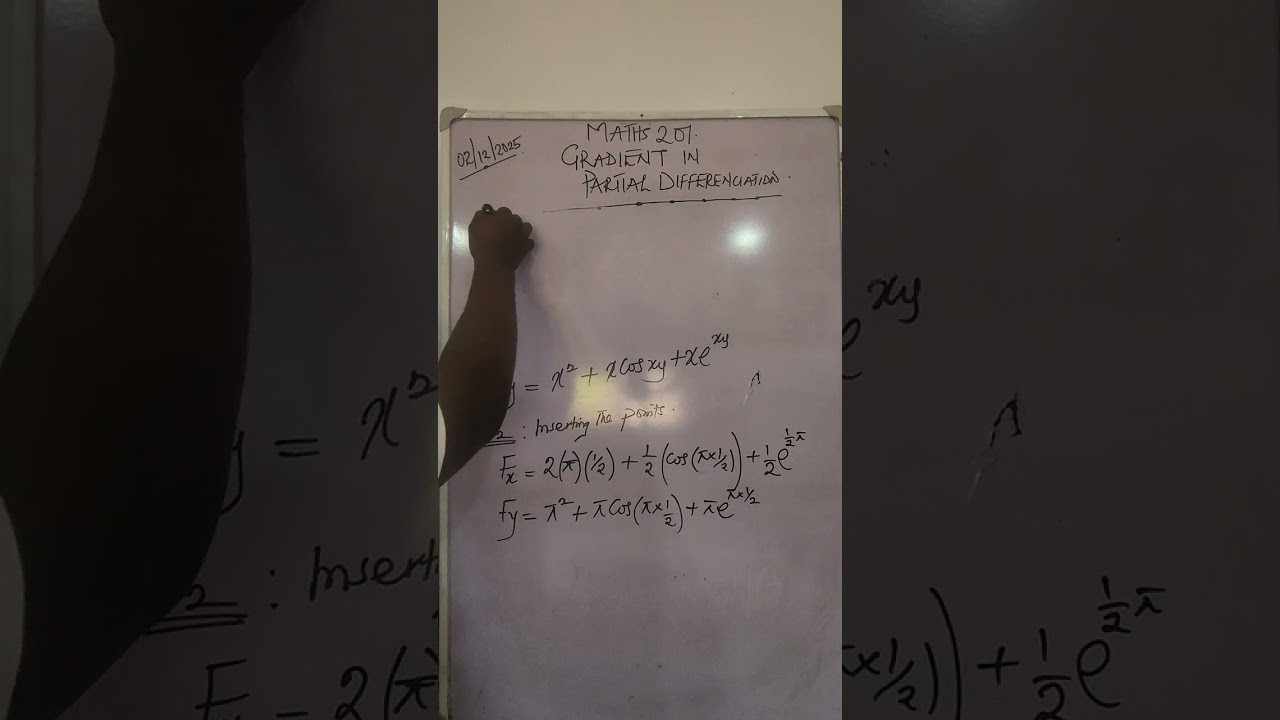 GRADIENTS  IN PARTIAL DERIVATIVE   #MATHS MADE EASY BY SIR RIZZY # MATHS 201