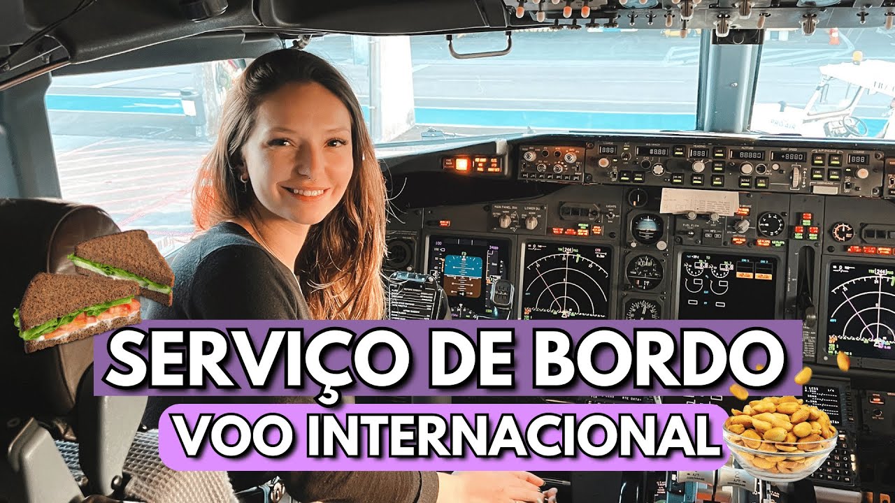 Voo Internacional: Como é o SERVIÇO DE BORDO?