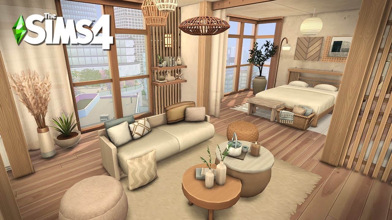 1310 21 Chic Street | The Sims4 Stop Motion Build | NoCC |【シムズ４建築】