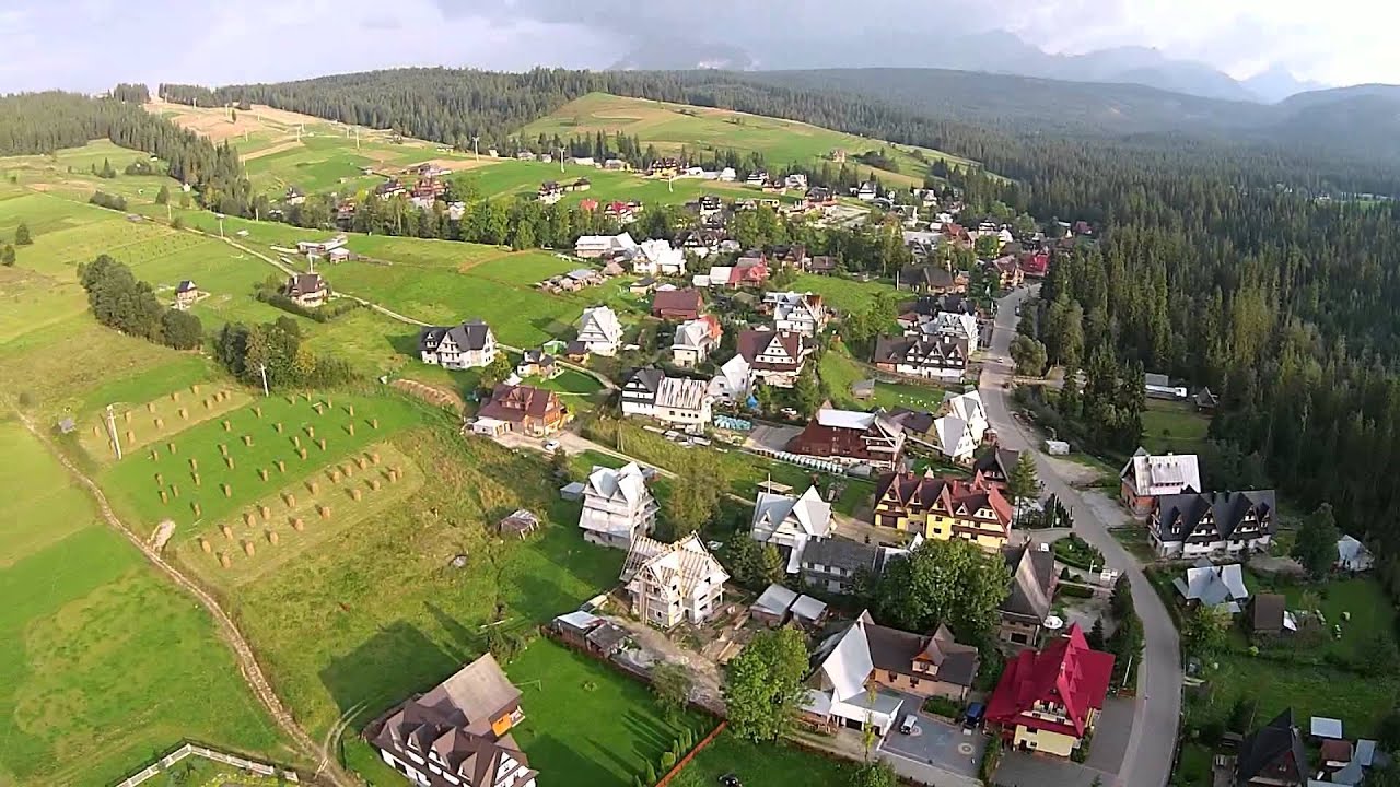 Tatry 2014 - Małe Ciche z lotu ptaka