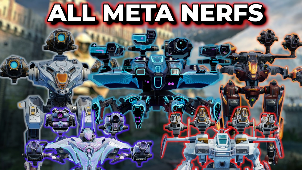 WR - All Update 11.8 Meta Nerfs (Boom Weapons, Kaji, Lio etc) | War Robots