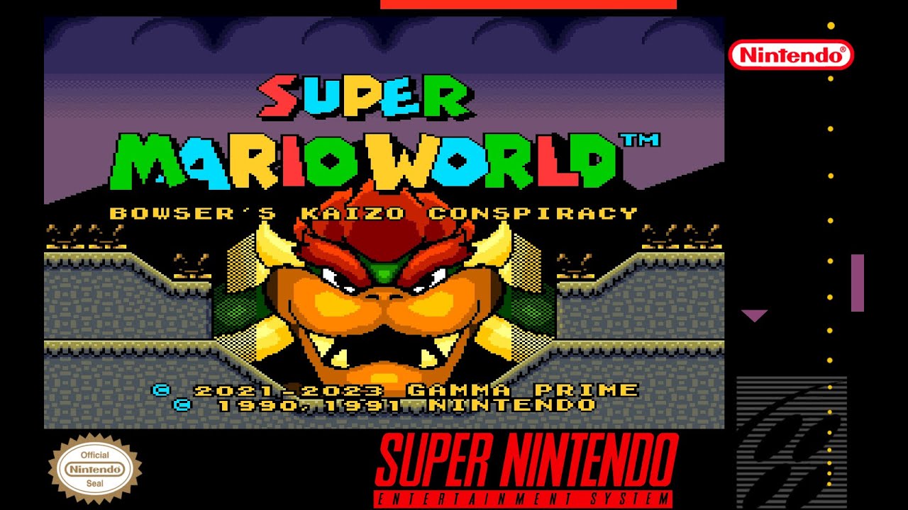 Super Mario World: Bowser's Kaizo Conspiracy (V1.2) (2021-2023) SMW Hack Прохождение