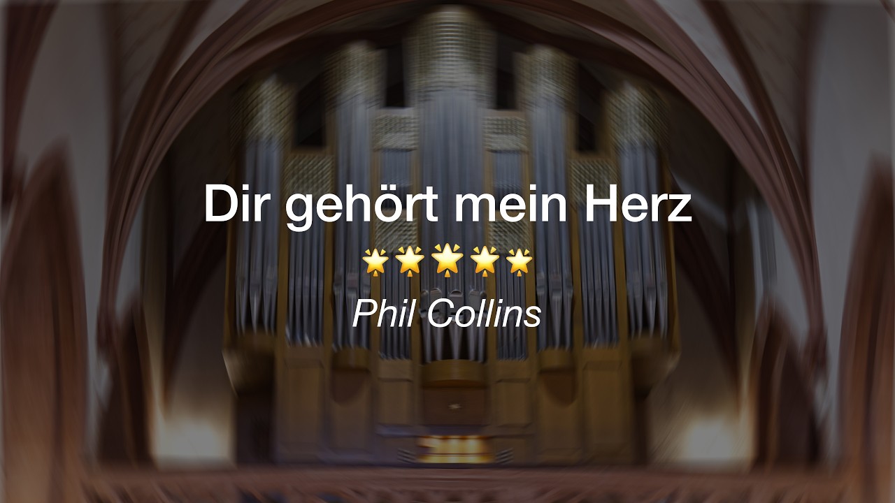🌟 Dir gehört mein Herz – Phil Collins (Organ & Vocals) | Live Vibes