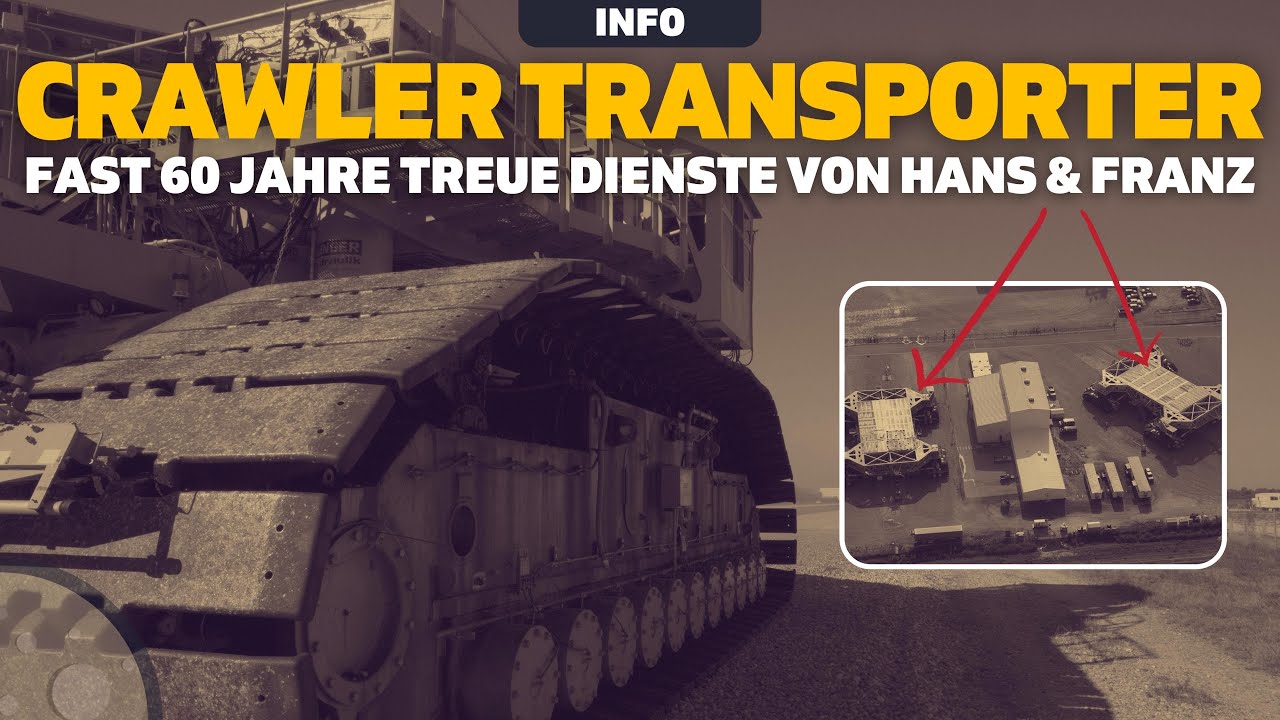 Hans & Franz: NASA's riesige Crawler Transporter