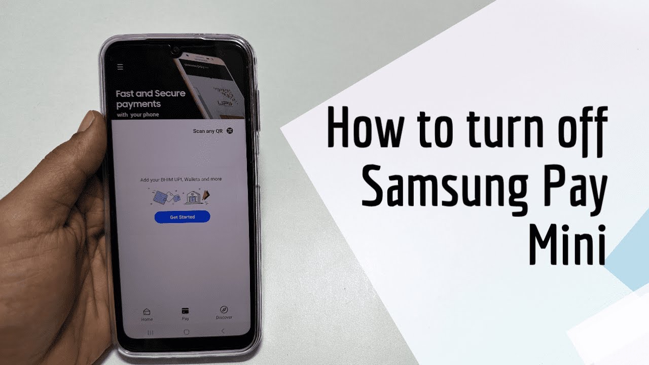 How to turn off Samsung pay mini swipe up on Samsung Galaxy A14 5G from Lock and Home screen