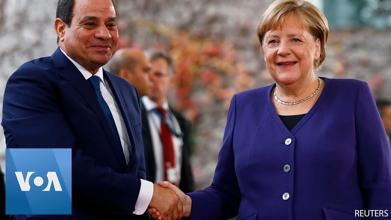 Egyptian President Sisi and Angela Merkel Hold Bilateral Meeting
