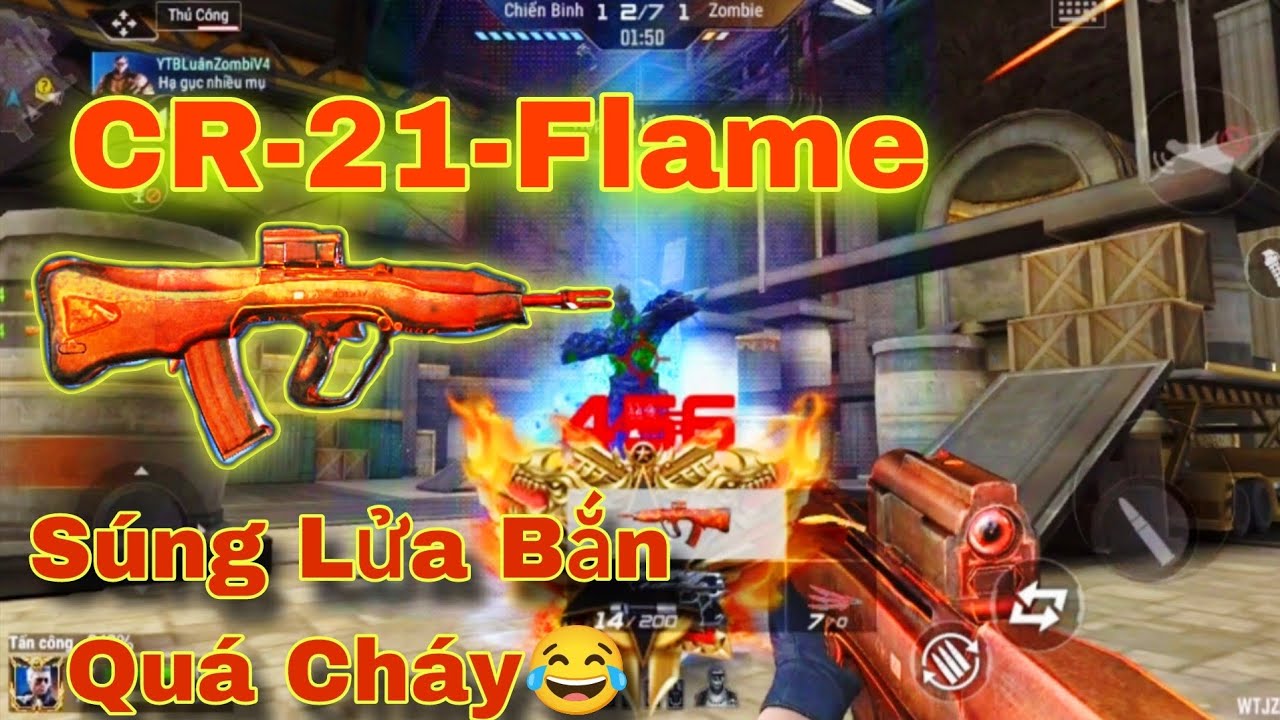 CF Mobile | CR-21-FLAME: SẤY LÀ CHÁY! 🔥 | ZOMBIE V4