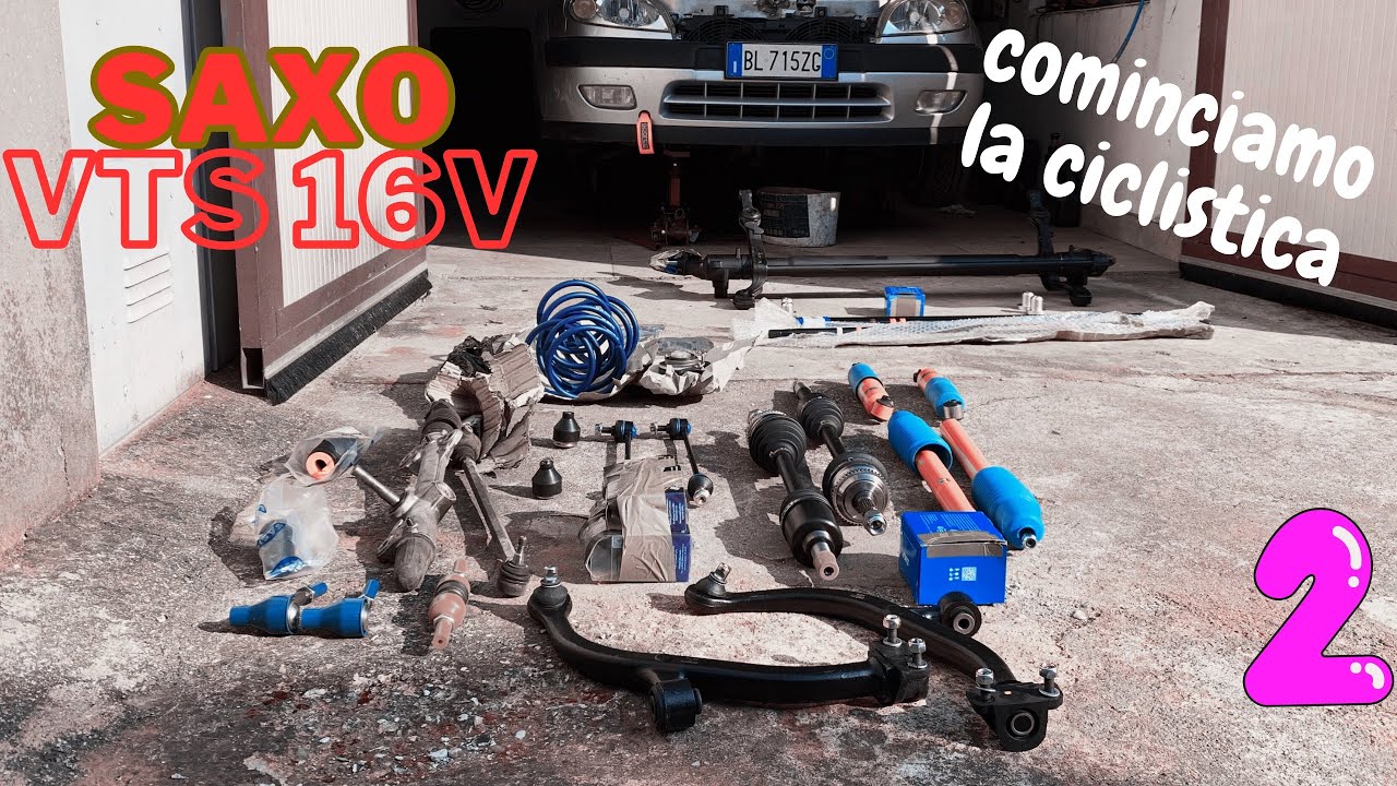 Citroen Saxo VTS 16v - Cominciamo la ciclistica  #citroen #saxo #vts