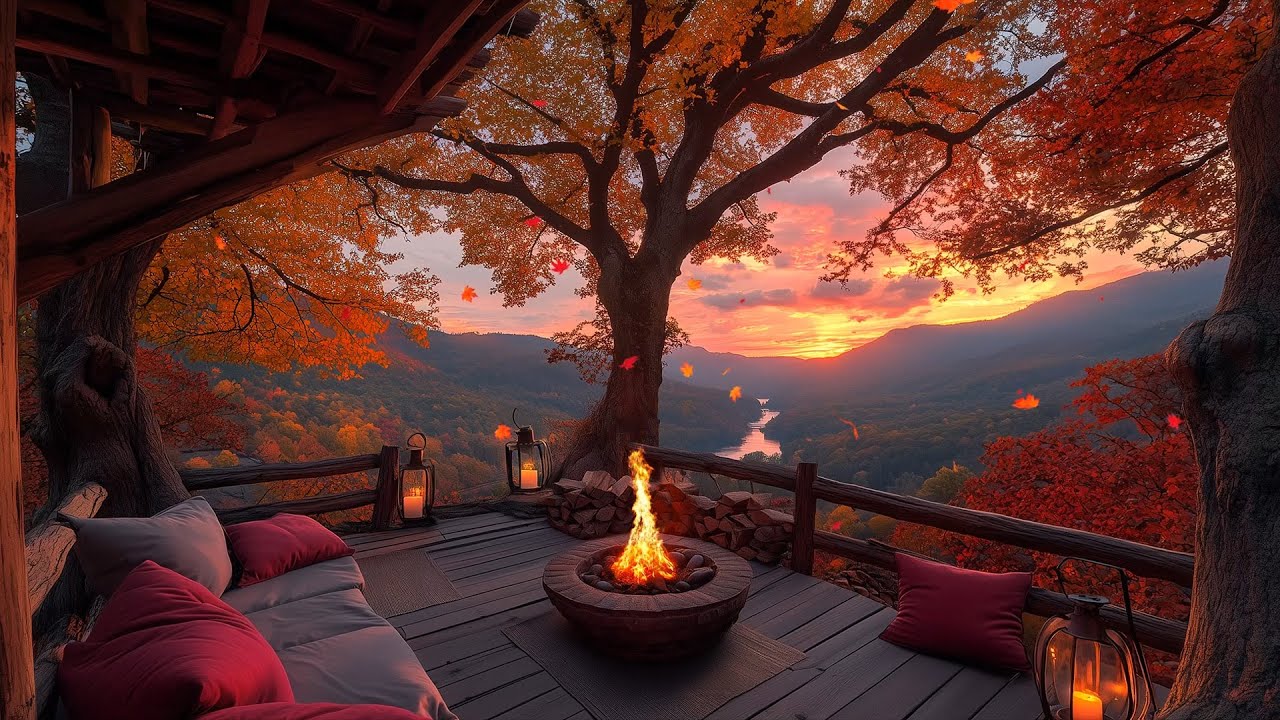 Enchanting Autumn Forest: Relaxing Nature Sounds for Meditation