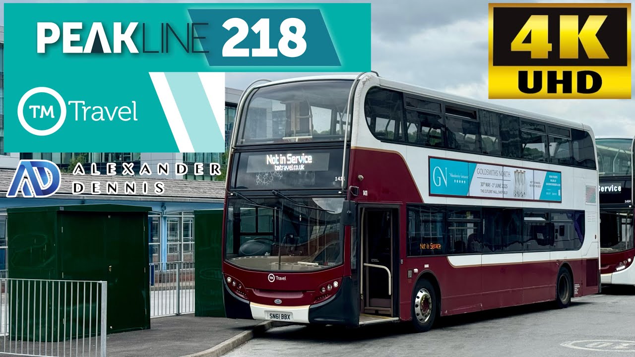 [TM Travel: Peakline 218 Bakewell to Sheffield via Chatsworth House & Peak District] ADL Enviro400