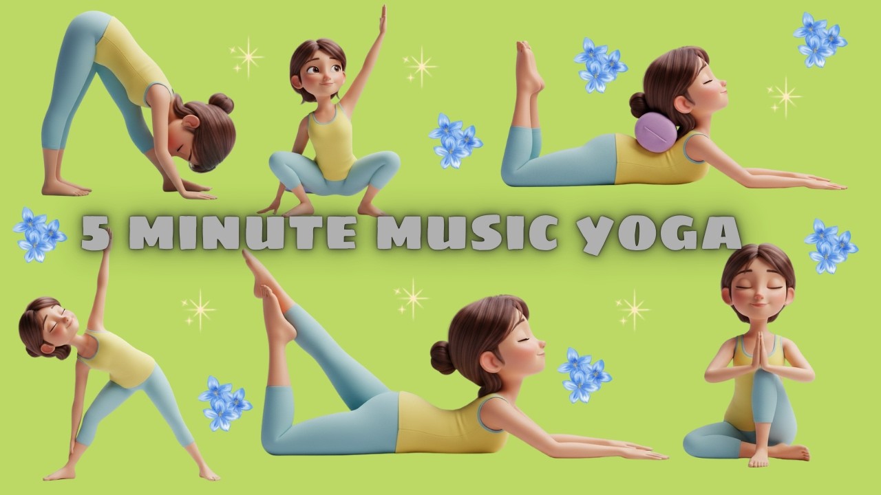 5 minute music yoga