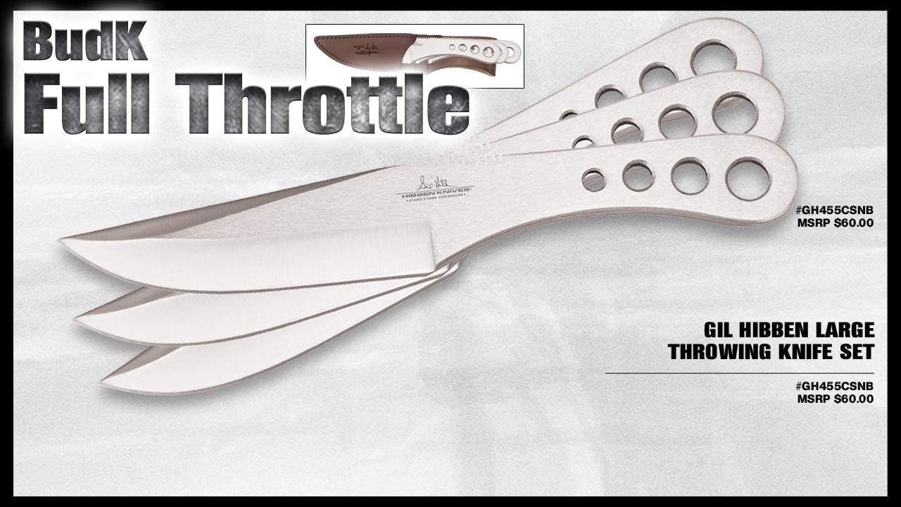 Gil Hibben Large Throwing Knife Set